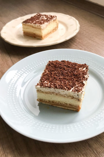 Ciasto 3 BIT bez pieczenia z masą krówkową