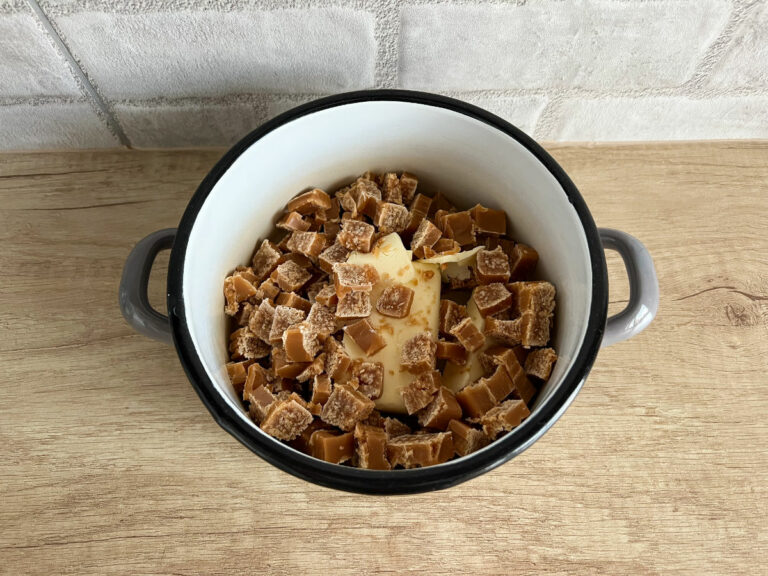 Cukierki krówki i masło Cukierki krówki i masło